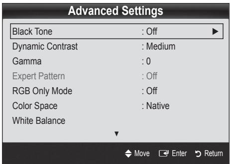 SAMSUNG PN63C7000YF - Advanced Settings - 2