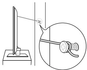 SAMSUNG PN63C7000YF - To prevent the TV from falling - 3