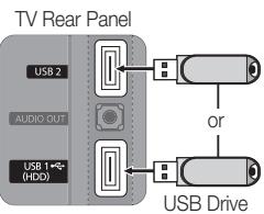 SAMSUNG PN63C7000YF - Connecting a USB Device - 1