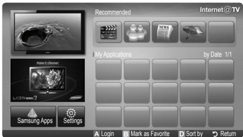 SAMSUNG PN63C7000YF - Getting Started with Internet@TV - 3