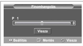 SAMSUNG PS50A410C1 - Csatornák finomhangolása - 2