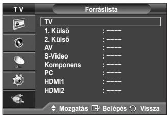 SAMSUNG PS50A410C1 - Külső jelforrások megtekintése - 2