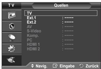 SAMSUNG PS50A410C1 - Anzeigen externer Signalquellen - 2