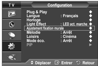 SAMSUNG PS50A410C1 - Mémorisation de la position - 1