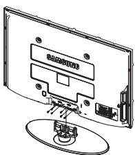 SAMSUNG PS50A410C1 - De standaardvoet monteren (afhankelijk van het model) - 1