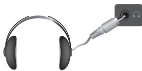 SAMSUNG PS50A410C1 - Collegamento delle cuffie (vendute separatamente) - 1