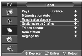 SAMSUNG PS50A410C1 - A l'aide de la fonction Gestionnaire de Chaînes, vous pouvez aisément verrouiller ou ajouter des canaux. - 1