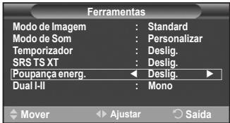 SAMSUNG PS50A410C1 - ◆ Poupança energ.: Deslig./Baixa/Médio/Alto - 1