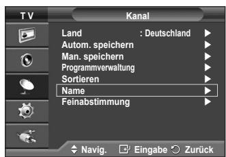SAMSUNG PS50A410C1 - Kanäle benennen - 1