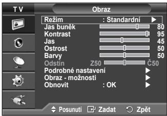 SAMSUNG PS50A410C1 - Několik nastavení tohoto televizoru umožňuje ovládat kvalitu obrazu. - 1