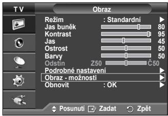 SAMSUNG PS50A410C1 - Můžete zadat podrobná nastavení obrazu. - 1