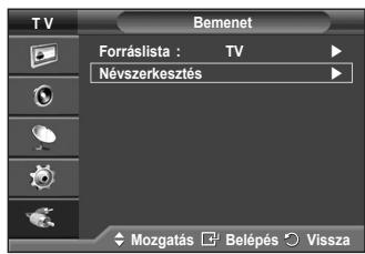 SAMSUNG PS50A410C1 - A külső jelforrásokat névvel lehet ellátni. - 1