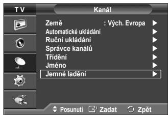 SAMSUNG PS50A410C1 - Jemné ladění příjmu kanálů - 1