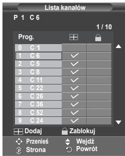 SAMSUNG PS50A410C1 - ◆ Blokowanie kanałów - 3