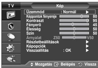 SAMSUNG PS50A410C1 - A TV-készülék számos olyan beállítással rendelkezik, amelyekkel szabályozni lehet a képminőséget. - 1