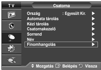 SAMSUNG PS50A410C1 - Csatornák finomhangolása - 1