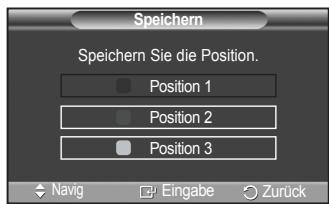 SAMSUNG PS50A410C1 - Abspeichern der Position - 4