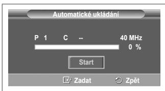 SAMSUNG PS50A410C1 - Automatické ukládání kanálů - 3