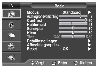 SAMSUNG PS50A410C1 - Weergave van de menu's - 1