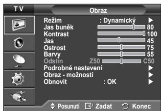 SAMSUNG PS50A410C1 - Zobrazení nabídek - 1