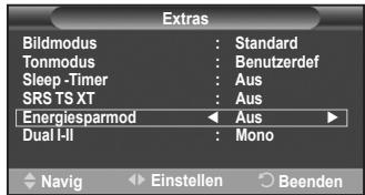SAMSUNG PS50A410C1 - ◆ Energiesparmod.: Aus/Gering/Mittel/Hoch - 1