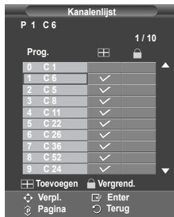 SAMSUNG PS50A410C1 - Met Kanaalbeheer kunt u eenvoudig kanalen vergrendelen of toevoegen. - 3