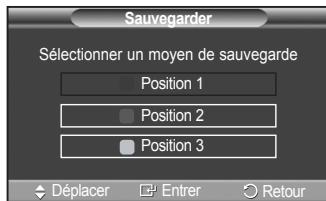 SAMSUNG PS50A410C1 - Mémorisation de la position - 4