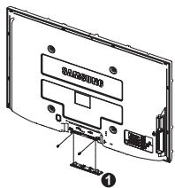 SAMSUNG PS50A410C1 - Montaż podstawy (w zależności od modelu) - 2