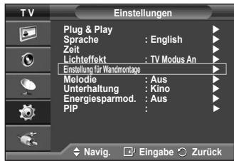 SAMSUNG PS50A410C1 - Abspeichern der Position - 1