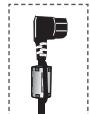 SAMSUNG PS50A410C1 - Tore magnétique (cordon d'alimentation, S-Viséo) - 1