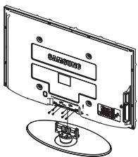SAMSUNG PS50A410C1 - Montieren des Standfußes (modellabhängig) - 1