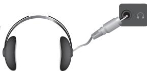 SAMSUNG PS50A410C1 - Branchement du casque (vendu séparément) - 1
