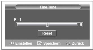 SAMSUNG PS50A410C1 - Senderfeinabstimmung durchführen - 2