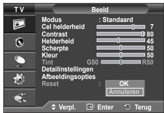 SAMSUNG PS50A410C1 - Hier kunt u het beeld gedetailleerd instellen. - 1