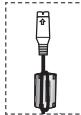 SAMSUNG PS50A410C1 - Ferritkern (Netzkabel, S-Video) - 3