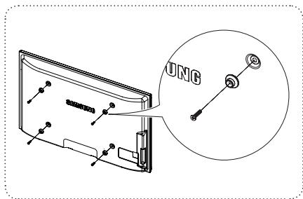 SAMSUNG PS50A410C1 - Préparation avant l'installation d'un dispositif de fixation murale - 1