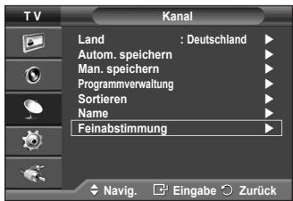 SAMSUNG PS50A410C1 - Senderfeinabstimmung durchführen - 1
