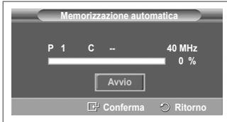 SAMSUNG PS50A410C1 - È possibile effettuare la scansione delle gamme di frequenza disponibili (la disponibilità dipende dalla nazione). - 3