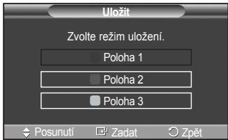 SAMSUNG PS50A410C1 - Zapamatování pozice - 4