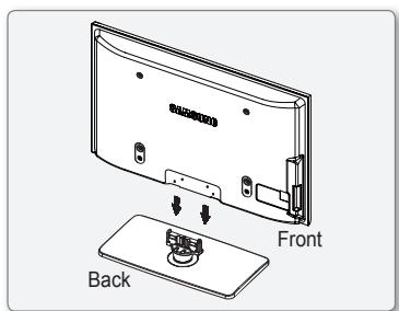 SAMSUNG PS50B565 - Installing the Stand - 1