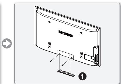 SAMSUNG PS50B565 - Installing the Stand - 3
