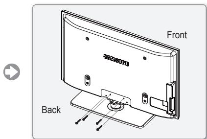 SAMSUNG PS50B565 - Installing the Stand - 2