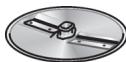 BOSCH MULTITALENT MCM3501M - Slicing reversible disc - thick/thin - 1