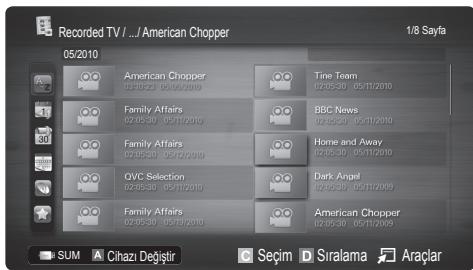 Recorded TV / .../American Chopper 1/8 Sayfa 05/2010 American Chopper 02/05-23 05/15/2010 Family Affairs 02/05-30 05/11/2010 Family Affairs 02/05-30 05/12/2010 OVC Selection 02/05-30 05/11/2010 Family Affairs 02/05-30 05/19/2010 Time Team 02/05-30 05/11/2010 BBC News 02/05-30 05/11/2010 Home and Away 02/05-30 05/11/2010 Dark Angel 02/05-30 05/11/2009 American Chopper 02/05-30 05/11/2009 SUM A Cihazı Değistir C Seçim D Siralama Araçlar