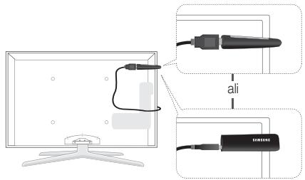 Diagram showing cable installation process with labeled components and connection points