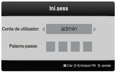 SAMSUNG UE-55C8000 (3D) - Início de sessão da conta - 1