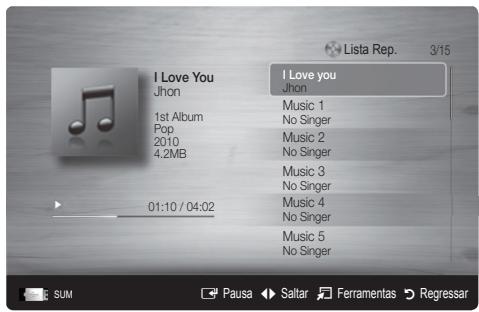 SAMSUNG UE-55C8000 (3D) - Reproduzir música - 1