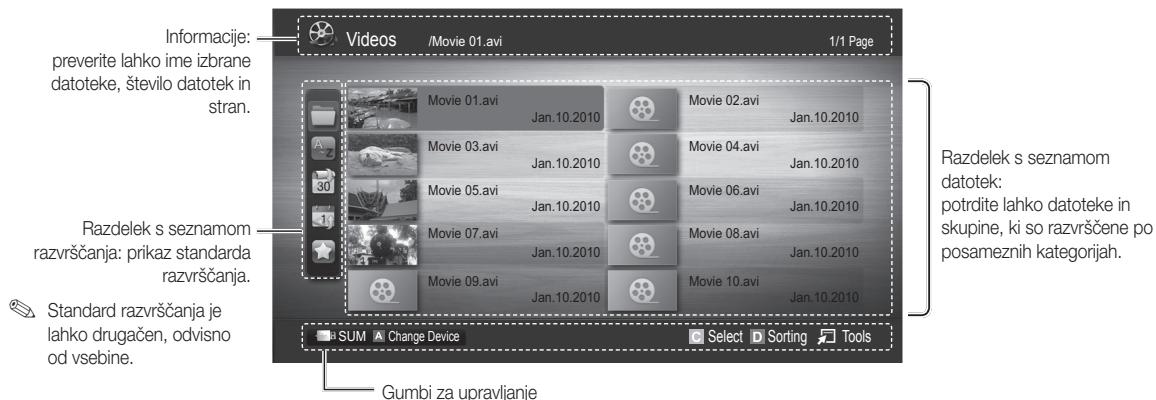SAMSUNG UE-55C8000 (3D) - Napredne funkcije - 1