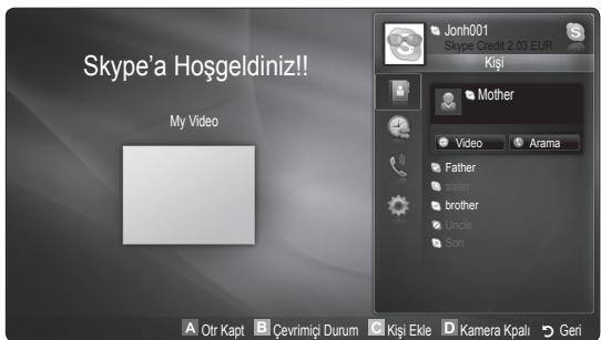 SAMSUNG UE-55C8000 (3D) - Skype - 2
