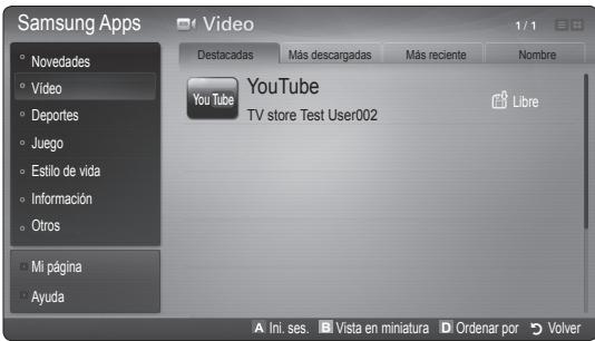 SAMSUNG UE-55C8000 (3D) - Samsung Apps - 1